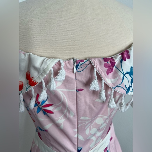 Pink Floral Romper - Picture 6 of 10